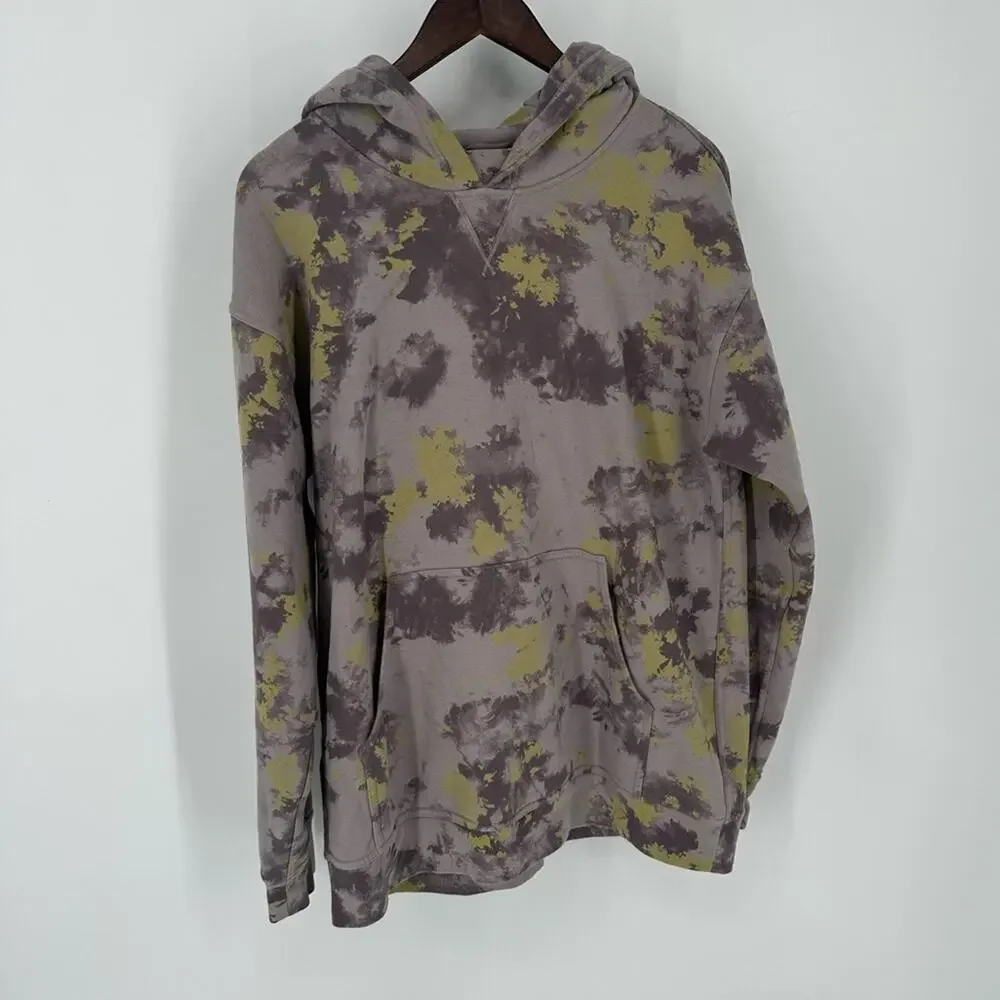 Lululemon All Yours Hoodie Orbital Tie Dye Mauve Grey Multi Size 12 Sweatshirt